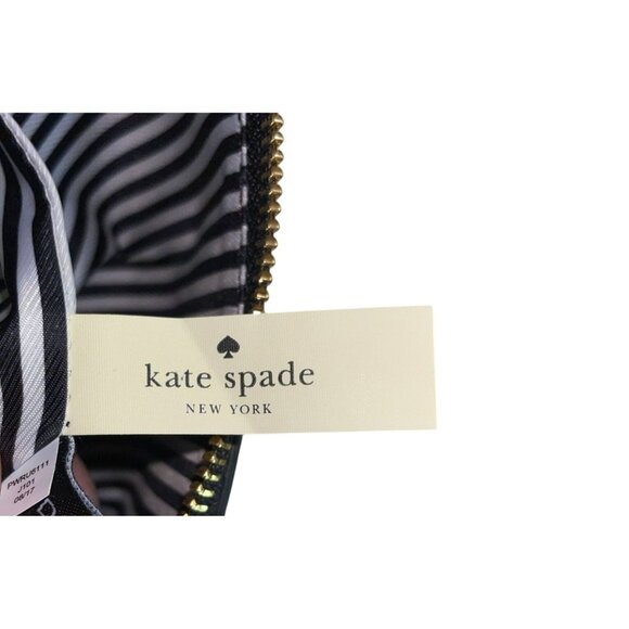 Kate Spade New York Clutch Used Leather Black Beige - Picture 7 of 16